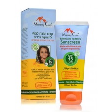 Солнцезащитный крем для детей и младенцев, Mommy Care Baby and Toddler Sunscreen SPF15 100 ml